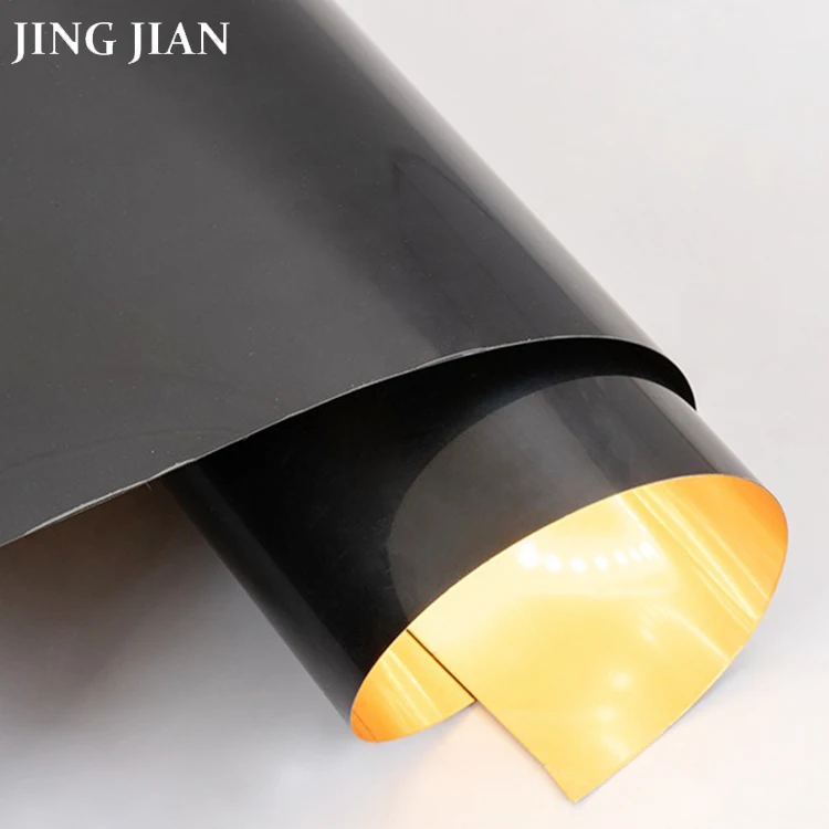 Lampshade Rigid White Gold Pvc Roll for Silk Screen Printing Waterproof Parchment Film Lampshade Material