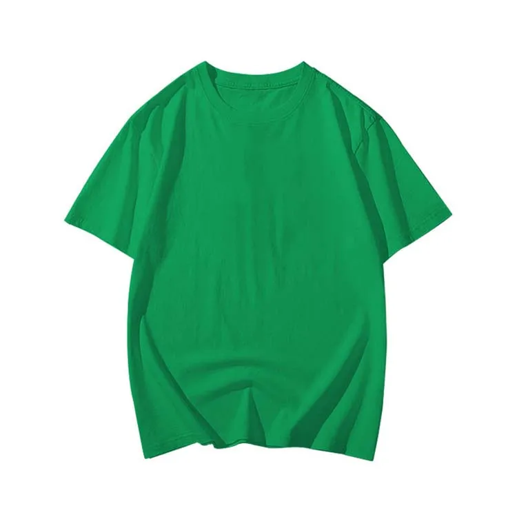 
High quality color blanks premium logo custom printed plain unisex plain 100% cotton blank t-shirt manufacturer 