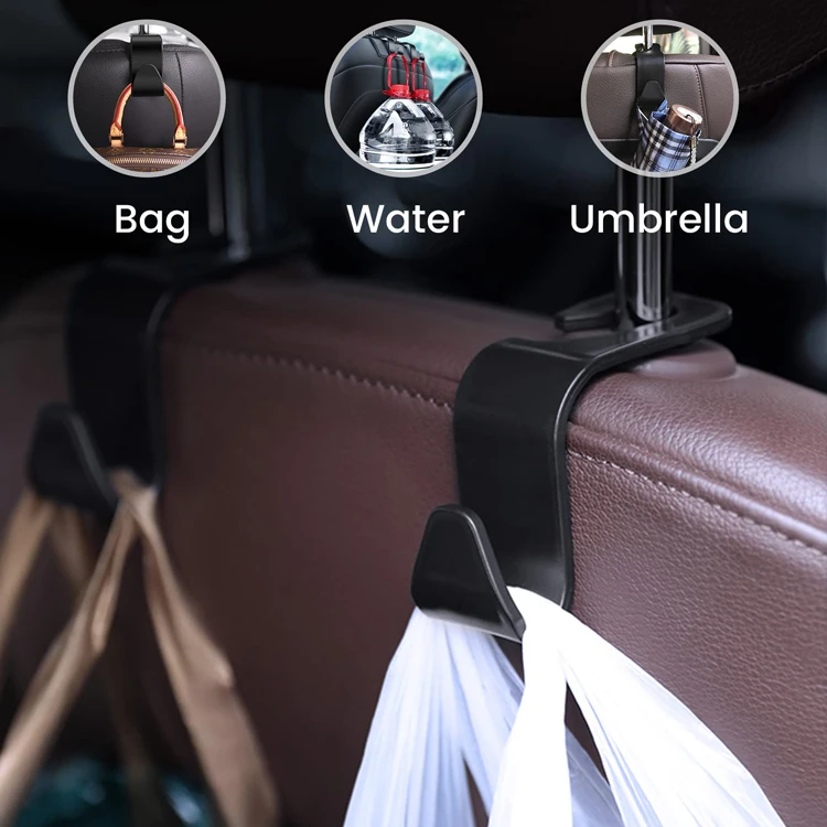 Car Interior Accessories Auto Seat Hook Hangers Storage Organizer Car Headrest Hook