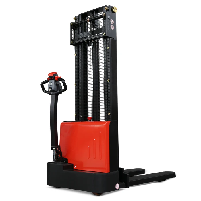 1 Ton Lifting 3m Full Electric Forklift Stacker With Cheap Price