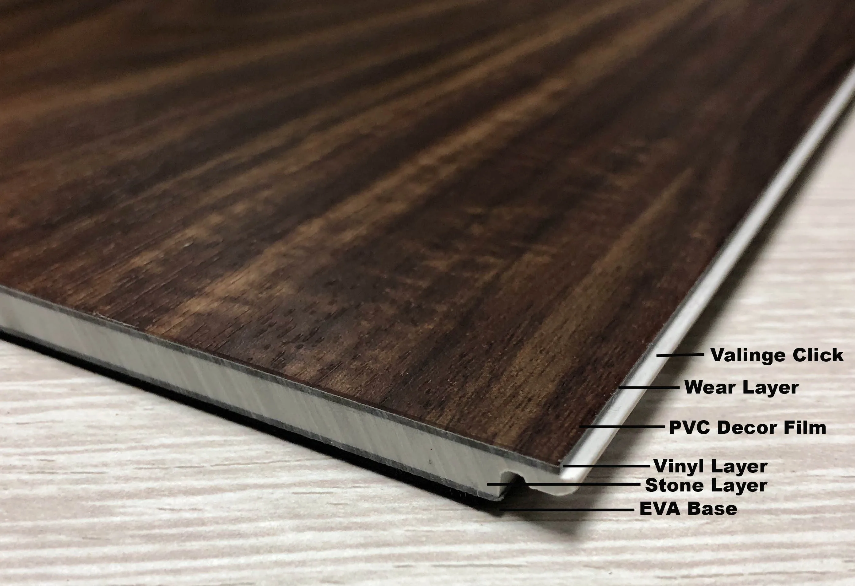 
100% Waterproof Woven PVC Tile Commercial Vinyl Plank Flooring ,CE Certificated Kangton Rigid SPC Vinyl Flooring 