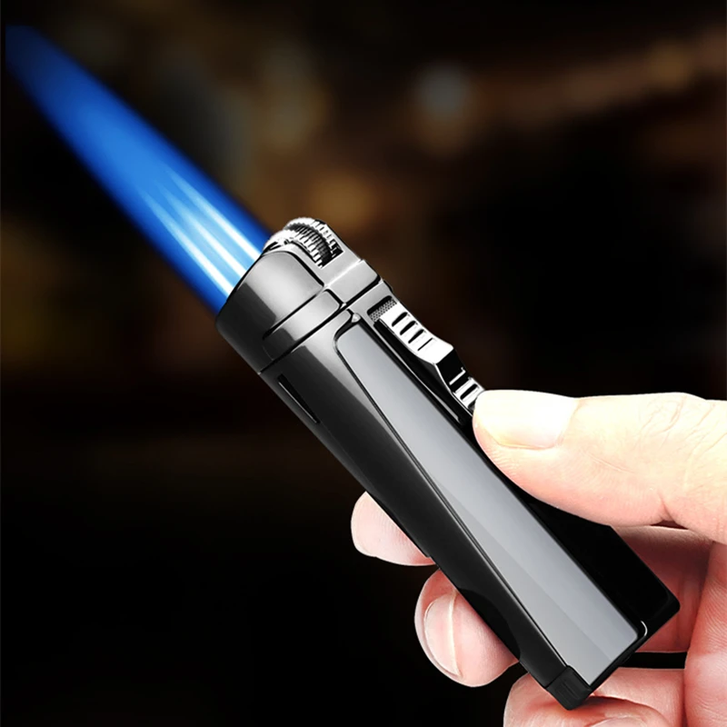 2023 Smoking Lighter Design Lighter Butane Refillable Jet Flame Custom Design Other Torch Cigarette Lighter