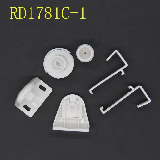 Wholesale curtain accessories curtain poles track roller blind parts head tube for zebra roller blind components