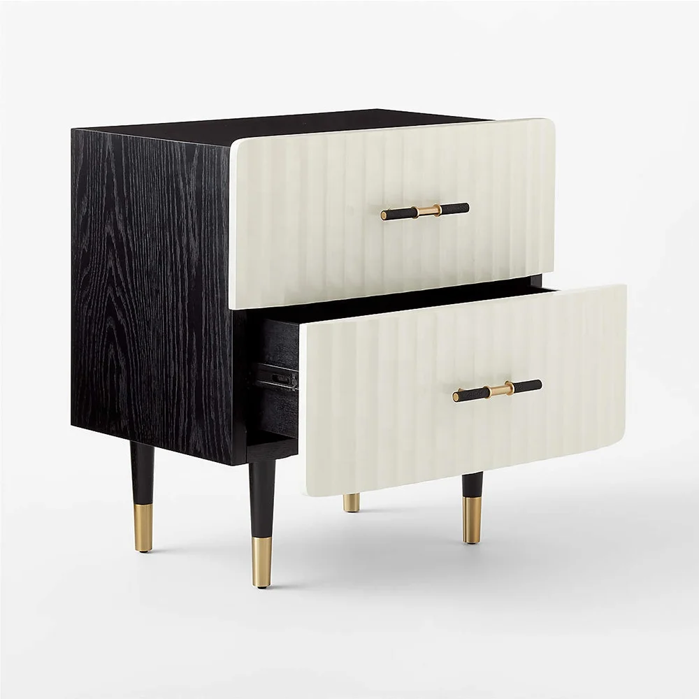 Hot sale bedroom furniture bedside table modern luxury night stand nightstand for home