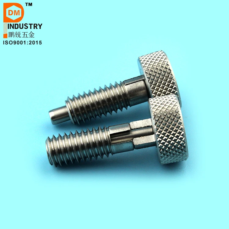 Knurled Knob Retractable plungers