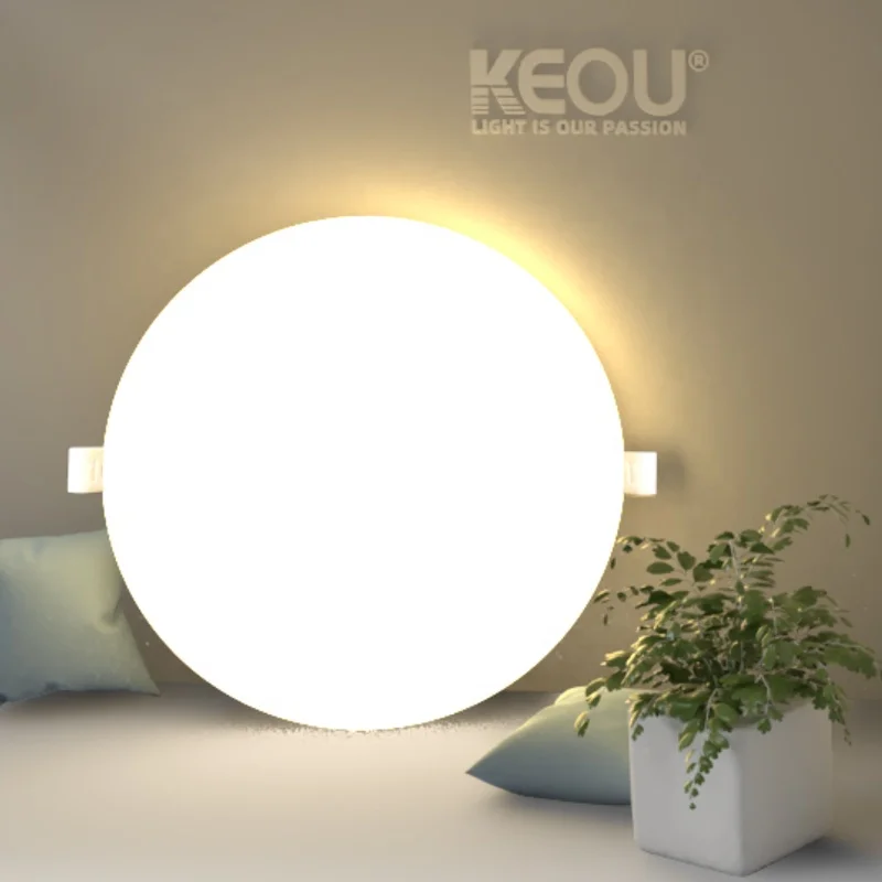 Lifud driver TUV CB CE smart round smd recessed surface 36w 24w ultra thin 18w frameless led light panel ceiling price led light