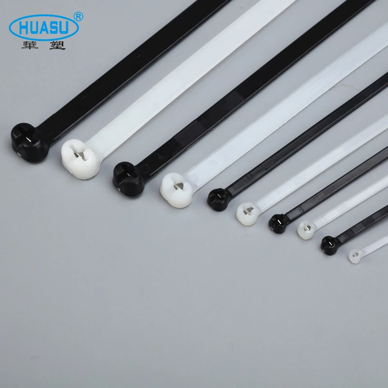 Stronger Metal Insert Steel Lock Tie Wrap,Self Locking Nylon Cable Ties