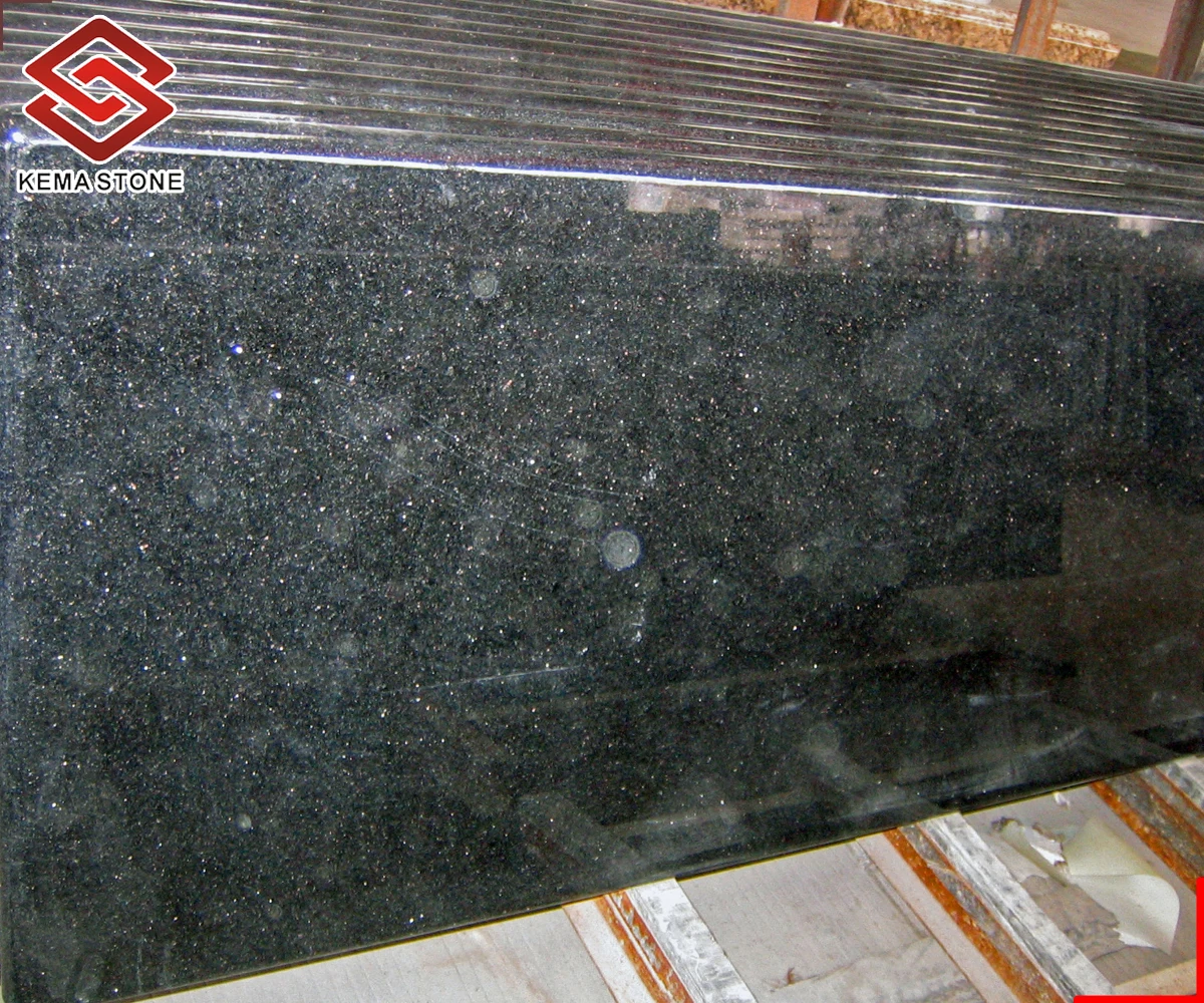 Black Star granite black Galaxy for Kitchen Counter top