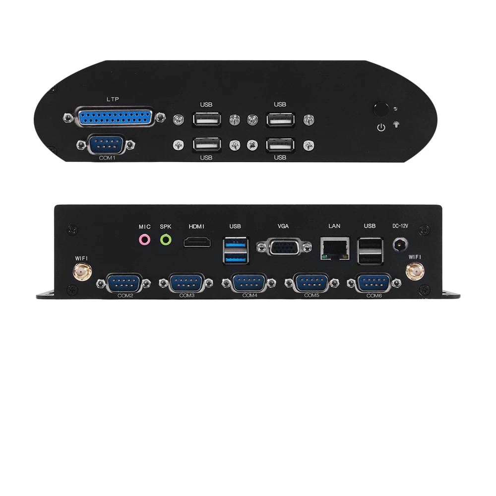 
Eglobal fanless Industrial mini pc I3 Win7 XP Linux 12V embedded box pc computer tiny computer 