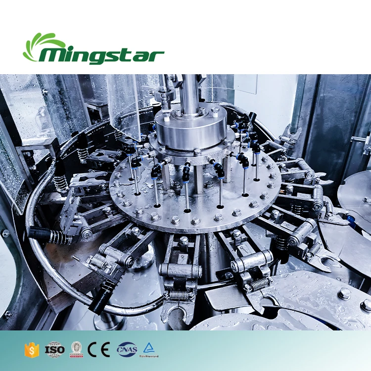 Monoblock  CGF 16-16-6 8000 bph bottled water rinsing filling and capping machine drinking water plant cost