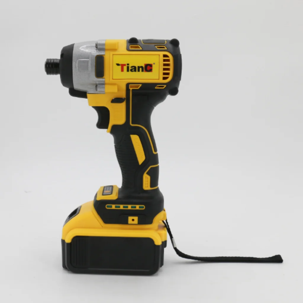 Universal 21V Cordless Electric Wrench Kit Brushless Powerful Lithium Battery Industrial Power Tools Hard Case Industrial Box