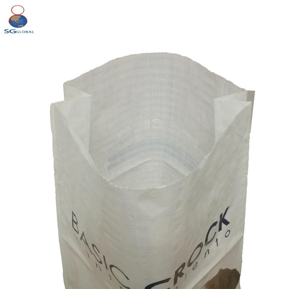China manufacturers wholesale 10kg 15kg 20kg 50kg bopp film laminated pp woven dog food bag