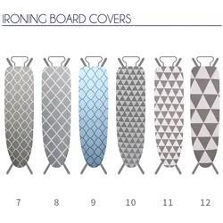 RTS 2022 Hot Sale Fireproof Heat Resistant Printed Metallic Ironing Board Cover