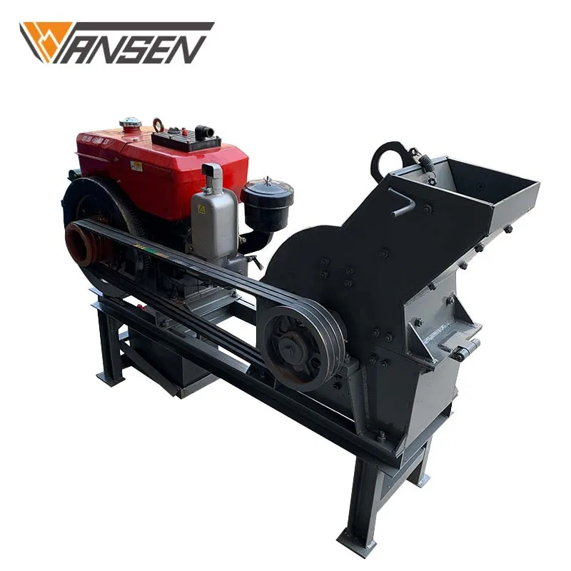 Low price high quality diesel engine hammer crusher for sale
