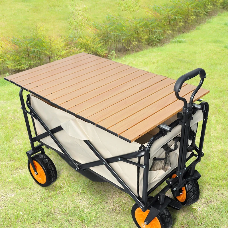 Wholesale Price Outdoor Garden Multipurpose Micro Collapsible Foldable Utility Beach Trolley Cart Camping Folding Wagon