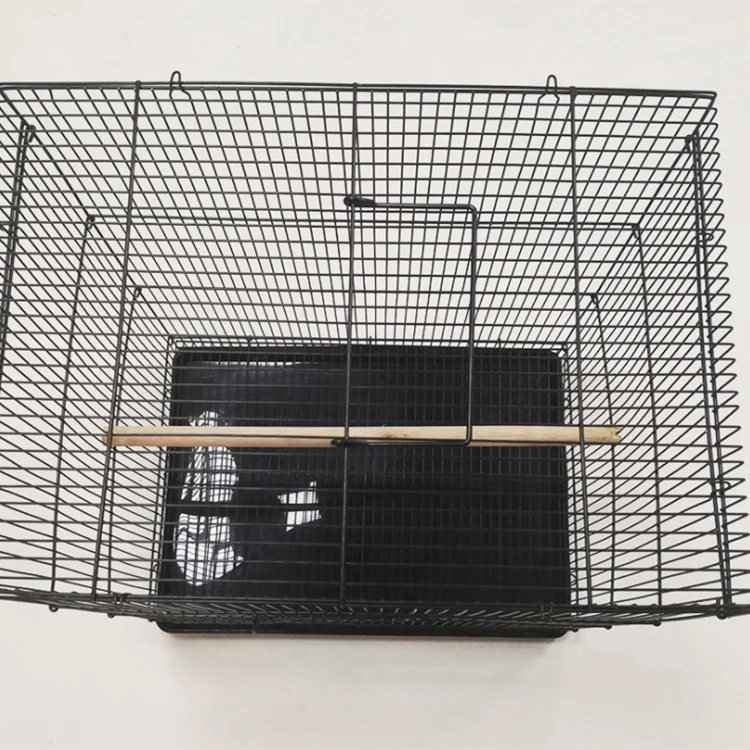 
foshan producer directly sale size 38*28*49cm parrot canary corner cages with folding function commercial portable outdoor 