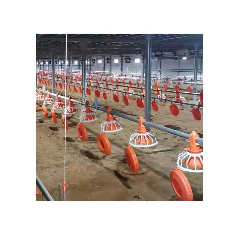
 Plastic Poultry Feeder Pan Bucket Water Drinker Farm Equipment Auto Chicken Feeder  <span style=