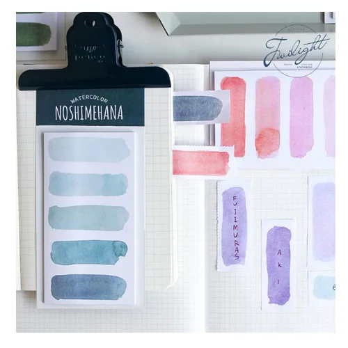 Creative Gradient Index Tabs Sticker Index Divider Sticky Notes Memo Pad Adhesive Bookmark Page Markers Tablets