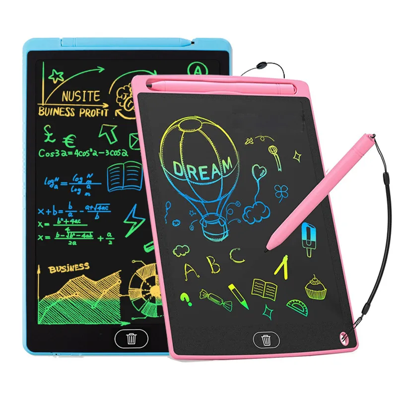 8.5 10 12 inches LCD Writing Board Drawing Color Screen Tablet Digital Graphic Tablets Electronic Handwriting Magic Pad for Kids
