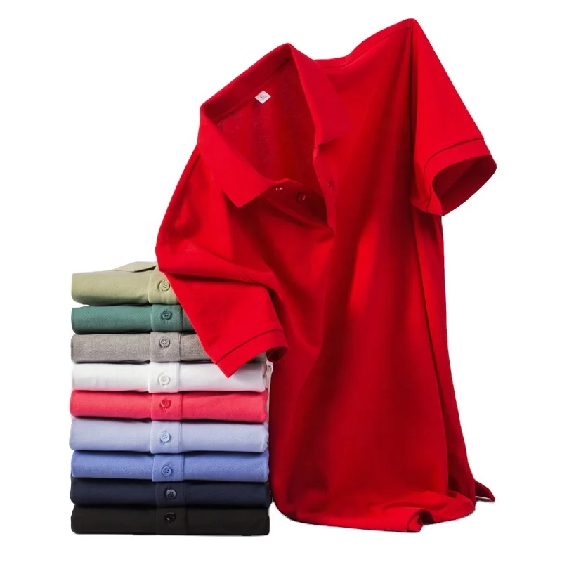 plain Pour summer Collar TShirt Quick Dry Blade Sublimation Bamboo Polyester Spandex Custom Logo t-shirt Golf Polo Shirts