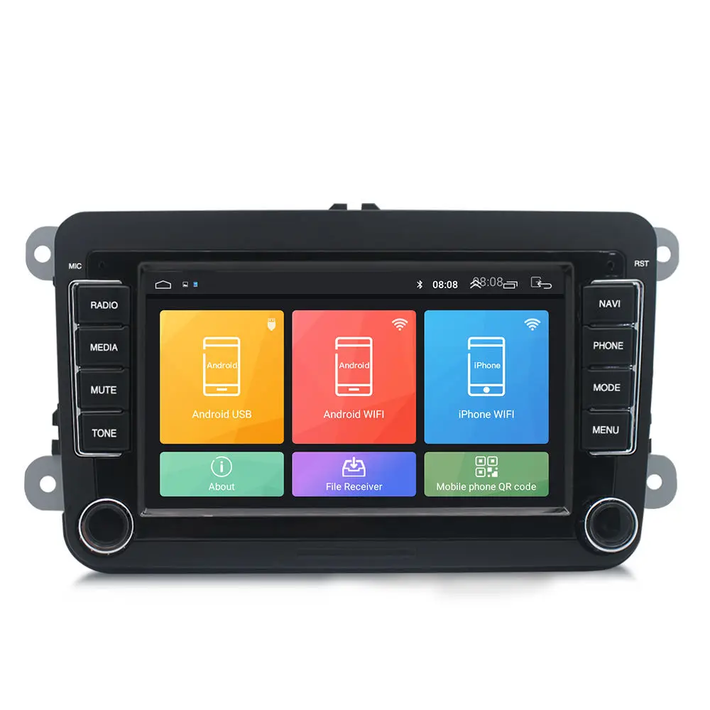 Android 2Din 7inch Car Radio Car multimedia Player System Gps Navigation For VW Polo Golf Passat Jetta