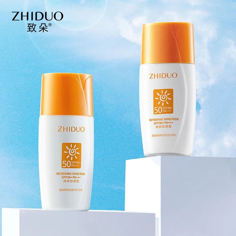 ZHIDUO SPF 50 + солнцезащитный крем для лица Высокое качество УФ-защита увлажнение