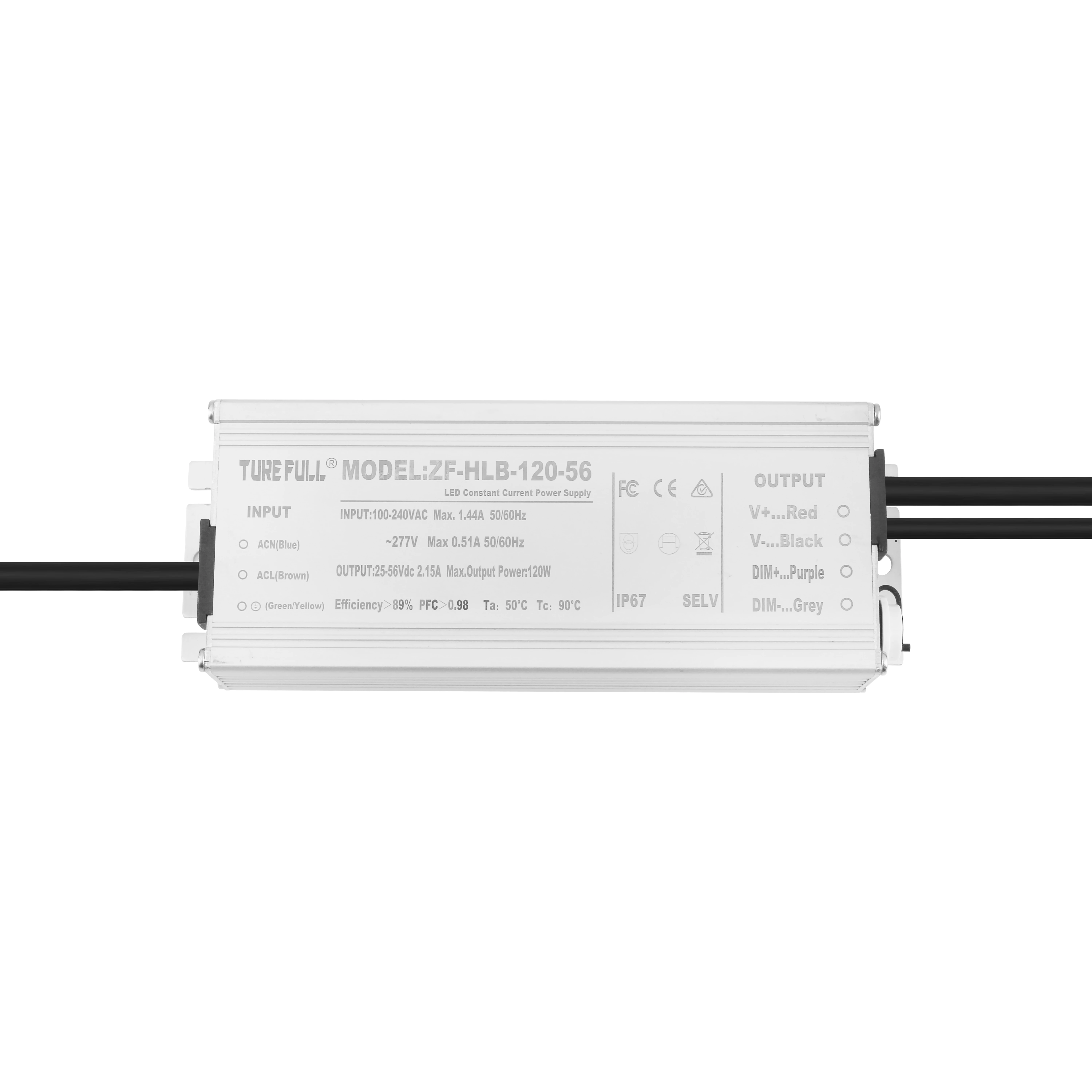 CE Certified 600W-10W Waterproof LED Power Supply Driver IP67 Aluminium Material ROHS Certificate Single Output Constant Voltage