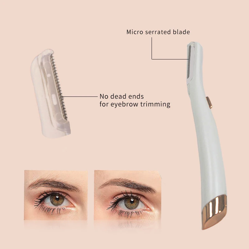  beauty tool facial dermaplan face lip cheeks women non-vibrating led light fashion painless high quality pretty eyebrow shaver 