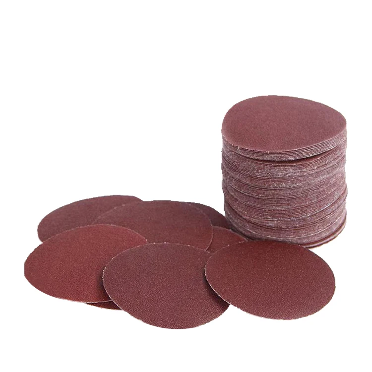 125mm or 2 inch hook and loop sanding discs 400 grit for wood abrasive polishing