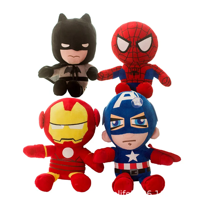 25cm Marvel Abdominal enemy Stuffed Hero Spiderman Plush Toy Movie Stuffed Doll Xmas Gift For Kid