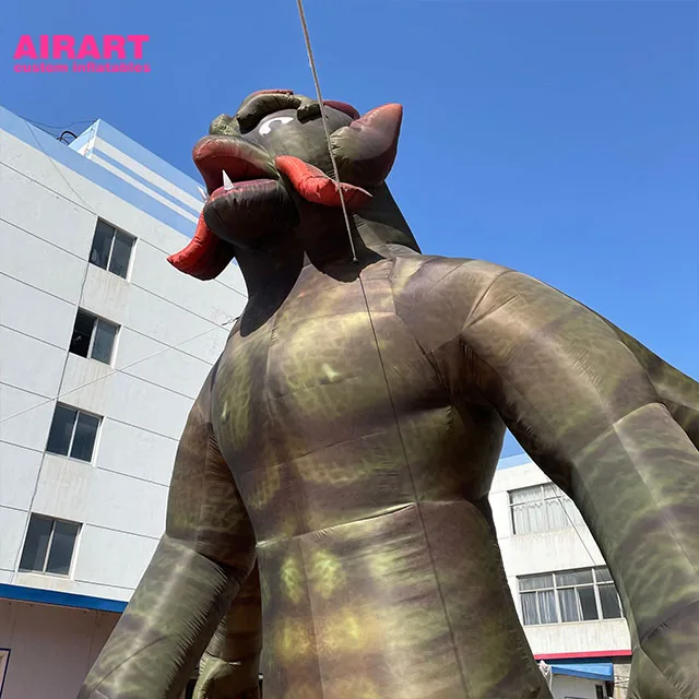 Monster Big Advertising Naga Mascot Balloon Giant Inflatable Godzilla Air Blower Advertising or Decoration Customized Color 1pc