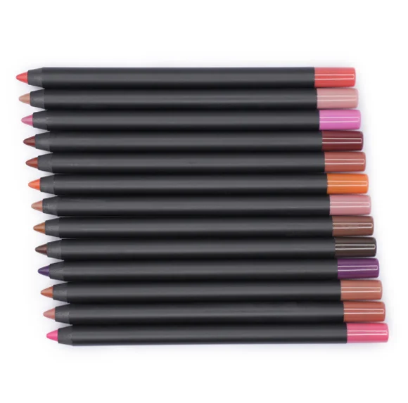Makeup lip liners brown lip liner pencil private label