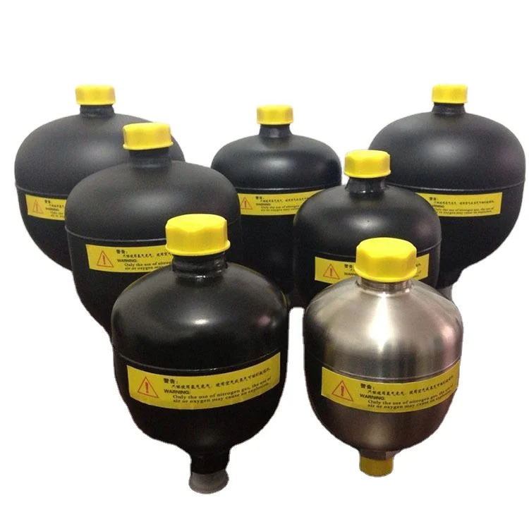 brake accumulator Milehertz 0.16L High Quality Accumulator Tank 25Mpa Diaphragm Accumulator