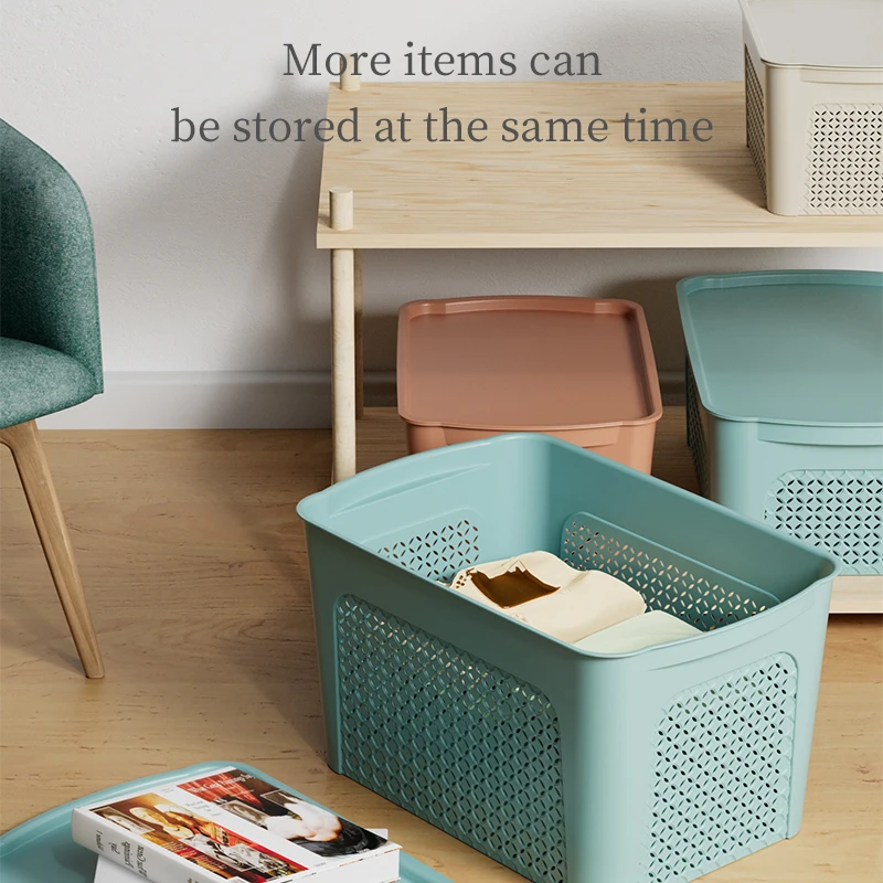 2022 Household Small Set Other Food Covered Boxes Home Storage & Organization Plastic Containers With Lid Stackable Bins