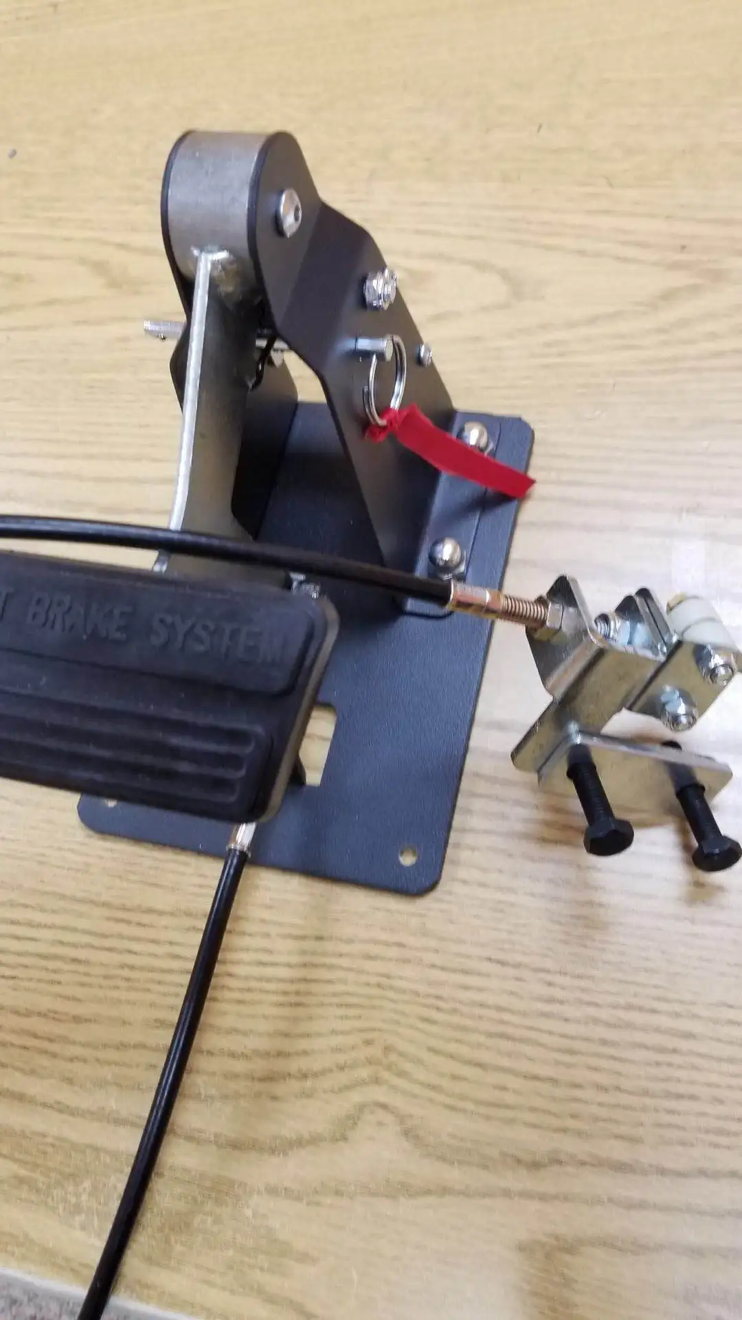 dual brake for driving training car