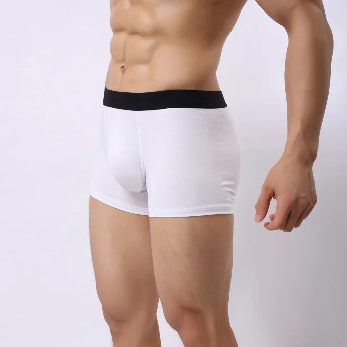 Maxesc OEM ODM Big Bamboo Comfortable Mens Low Rise Fashion Cotton Sports Pouch Bikini Boxer Briefs Underwear For Men