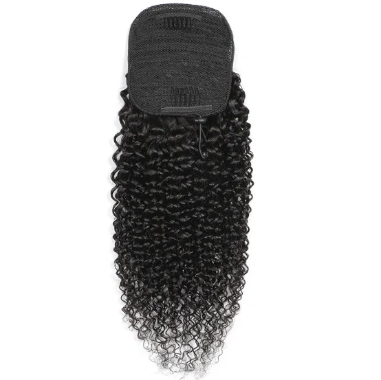  Wholesale Natural Color Virgin Human Hair Wig Female European And American Kinky Curly Wigs