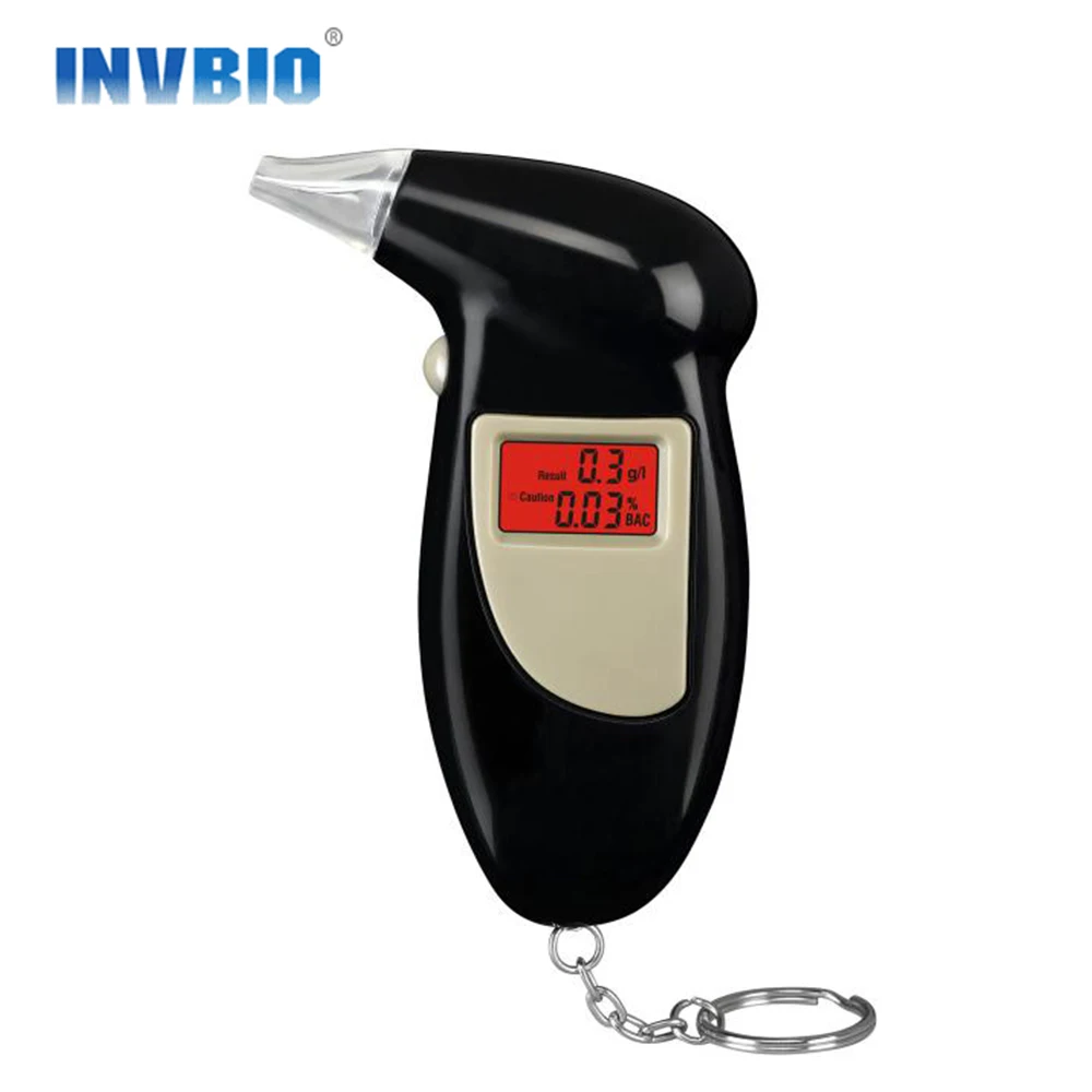lcd digital breath electrochemical alcohol tester breathalyser mouthpieces only