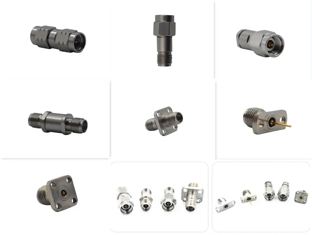 Hot sale stainless steel SMA adapter Male to Male adapter