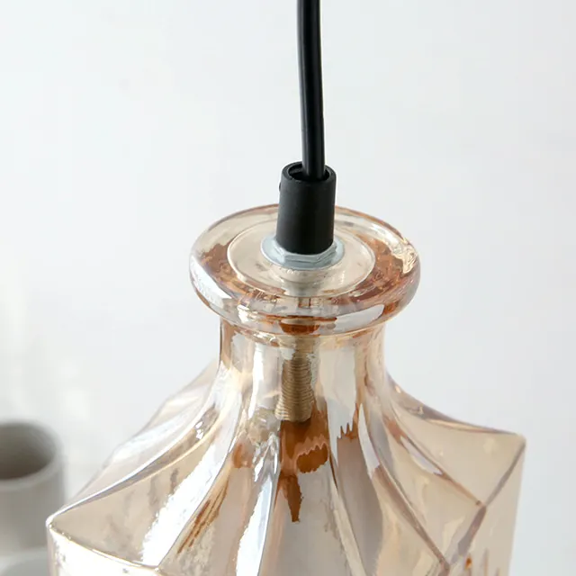 New design creative Martell bottle frosted glass pendant lamp shade ceiling light HT82229-1P