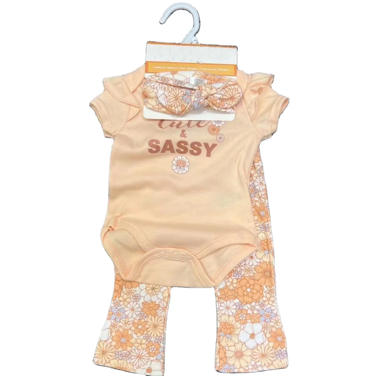 Factory low price Baby Clothing Sets pure cotton baby newborn romper 3PCS 3-18 months boys and girls Onesie