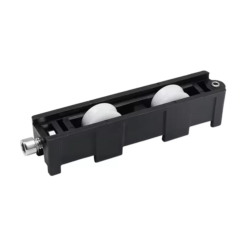 Upvc Windows Sliding Door Nylon Frame Double Rollers Windows Sliding Pulley Adjustable Window Wheels