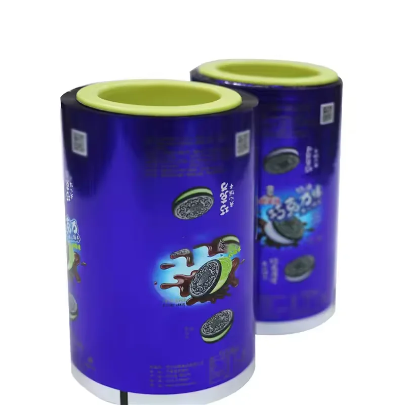 Printing Food Grade Plastic Film Roll For Potato Chip Packaging Sealing Roll Film