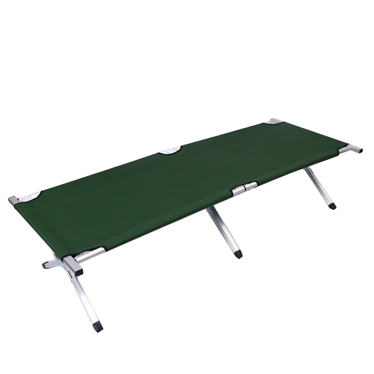 Modern Metal Off Ground Camping Folding Bed Portable Bed Outdoor for Adults