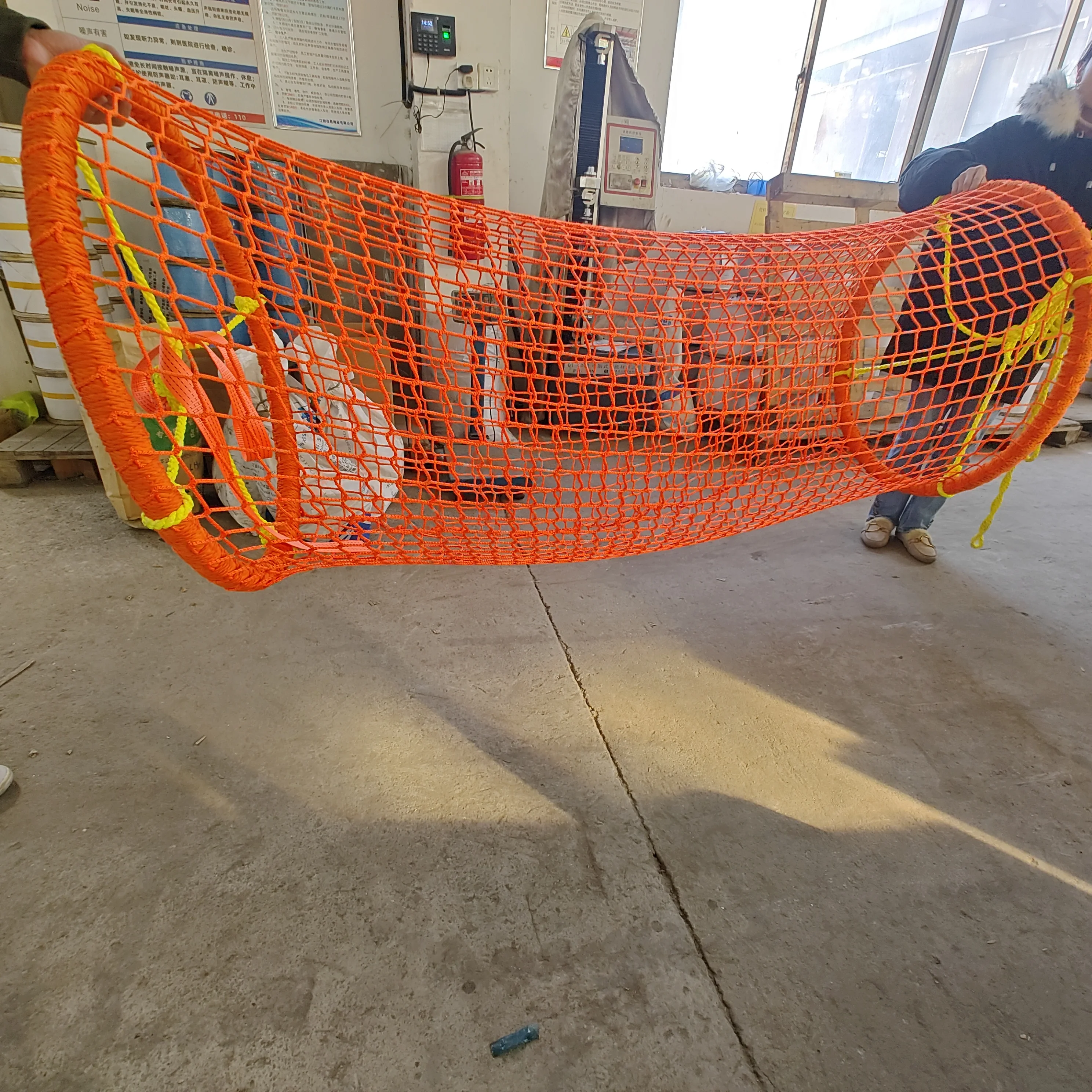 2.4 meter 3 meter Rope net rounding tunnel for tree hanging outdoor playground