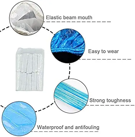 pe sleeve cover Protector  Disposable Arm/Sleeves Covers Waterproof elastic cuffs materials disposable arm sleeves covers