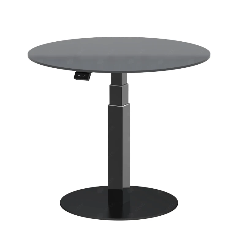 
Commercial Furnitur Fashion Elegant Design Single Motor Height Adjustable Ergonomic Electric Control Lift Up to Down Table 