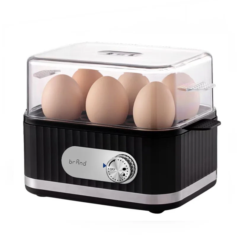 Multifunctional Mini Electric Egg Cooker Boiler Breakfast Maker Food Heating Steamer 6egg digital version