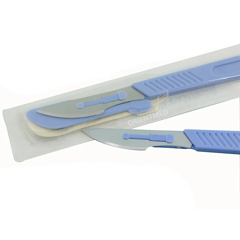 Medical surgical disposable stainless carbon steel sterilized No 11 15 23 25 15c stainless steel scalpel blades