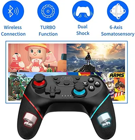 
Switch NS Pro Controller Gamepad Remote Joystick Joypad BT gamepad for android tv switch wireless game controller 